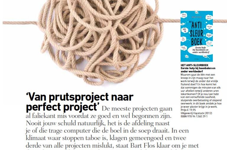 ‘Van prutsproject naar perfect project’